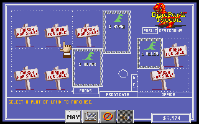 DinoPark Tycoon screenshot 5 for 3DO